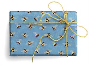 DECORATIVE PAPER WITH GOLD POWDER BEES