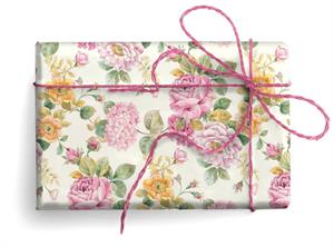 DECORATIVE PAPER HORTENSE AND ROSES