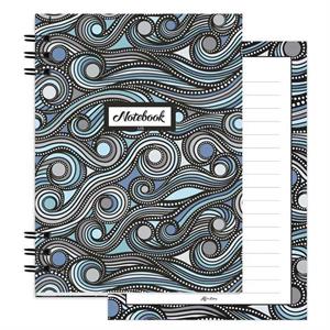 NOTEBOOK A6 WITH SPIRAL EQUILIBRIUM AIR