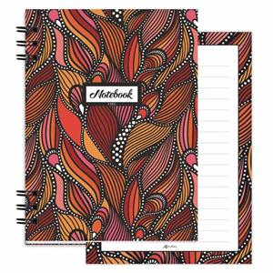NOTEBOOK A5 WITH SPIRAL EQUILIBRIUM FIRE