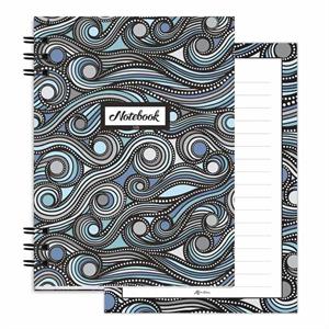 NOTEBOOK A5 WITH SPIRAL EQUILIBRIUM AIR