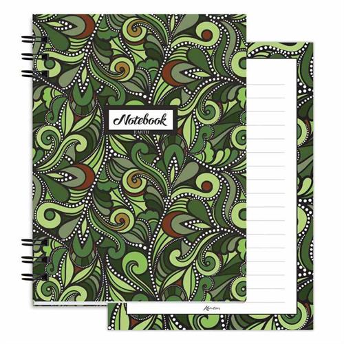 NOTEBOOK A5 WITH SPIRAL EQUILIBRIUM EARTH