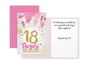 GREETING CARD WITH MONEY CASE 18 BIRTHDAY
