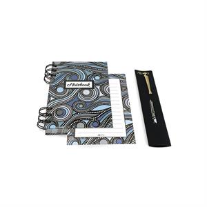 KIT AIR NOTEBOOK WITH SPIRAL A6 WITH PEN