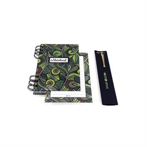 KIT EARTH NOTEBOOK WITH SPIRAL A6 WITH PEN