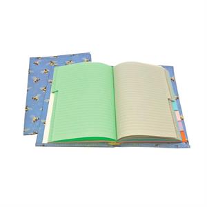 BEES MULTICOLORED ADDRESS BOOK WITH COVER 15X21