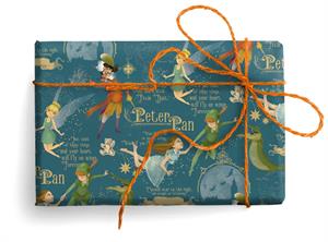 DECORATIVE PAPER WITH GOLD POWDER PETER PAN