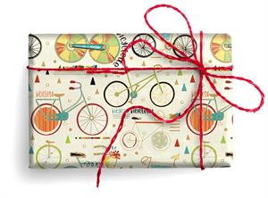 WRAPPING PAPER BICICLETTE DECORATE