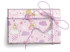 WRAPPING PAPER ORSETTO ROSA