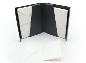 WRITING CARDS GIFT SET MEDIEVALE WHITE